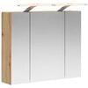 vidaXL Armario con espejo de ba&ntilde;o Roble artisan 60 x 14,5 x 50 cm