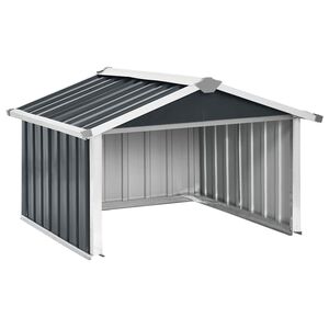vidaXL Cobertizo para cortac&eacute;sped acero galvanizado 92x97x63 cm