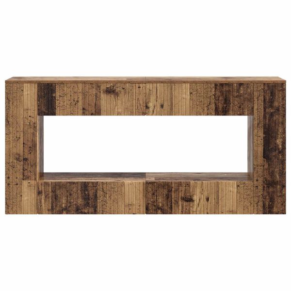 vidaXL Mesa Consola Madera vieja 155 x 29 x 74 cm Madera de ingenier&iacute;a