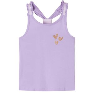 Camiseta de tirantes infantil color lila 92