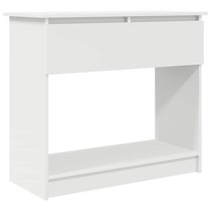 vidaXL Mesa consola con cajones blanca 85,5x38,5x74,5 cm