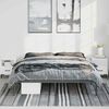 vidaXL Estructura de cama de metal negro 183x213 cm