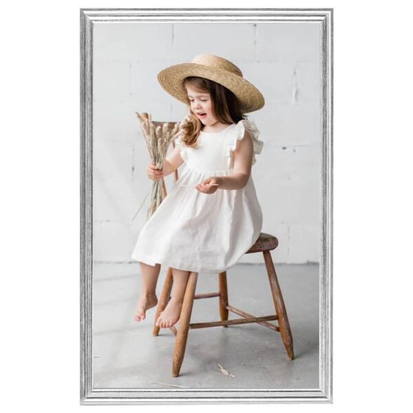 vidaXL Marcos de foto collage de mesa 3 uds plateado MDF 10x15cm