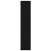 vidaXL Estante de pared roble negro 90x16x78 cm madera de ingenier&iacute;a