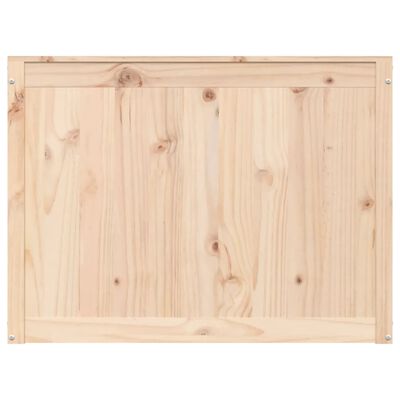 vidaXL Baúl para la colada madera maciza de pino 88,5x44x66 cm