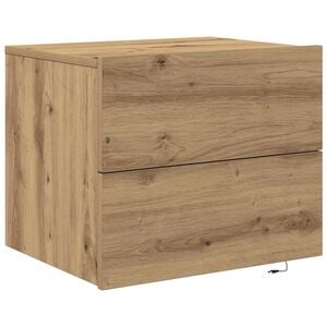 vidaXL Armario de Noche Roble artisan 50 x 39 x 41 cm