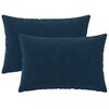vidaXL Funda de almohada 2 uds. HEERLEN Azul 30 x 50 cm