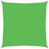 vidaXL Toldo de vela HDPE verde claro 160 g/m&sup2; 4x4 m