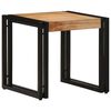 vidaXL Mesa de Caf&eacute; Marr&oacute;n 40 x 40 x 38 cm Madera de Acacia S&oacute;lida