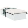 vidaXL Estructura de cama de suelo Blanco 80 x 200 cm