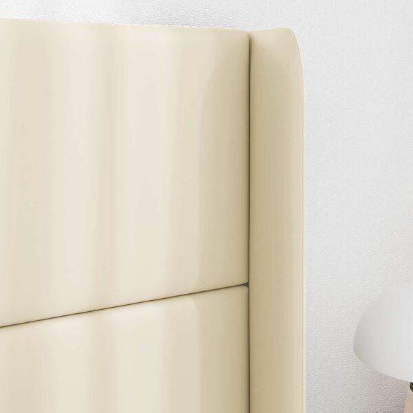 vidaXL Oreja de cabecero Crema 80 x 16 x 4 cm PVC