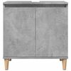 vidaXL Mueble de lavabo madera contrachapada gris hormig&oacute;n 58x33x60cm