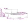 vidaXL Estructura de cama 180 x 200 cm Madera de ingenier&iacute;a