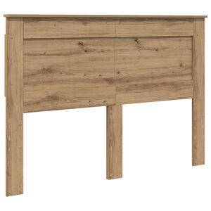 vidaXL Cabecero Roble artesanal 160 cm Madera contrachapada