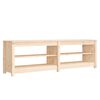 vidaXL Zapatero de madera maciza de pino 160x36,5x50 cm