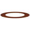 vidaXL adecuado para Anillo de &Aacute;rbol Plano Oxidado &Oslash;60/90 cm