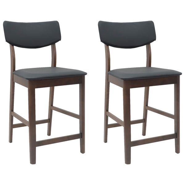 vidaXL Sillas de comedor 2 pcs Marr&oacute;n Claro 48 x 49 x 95 cm