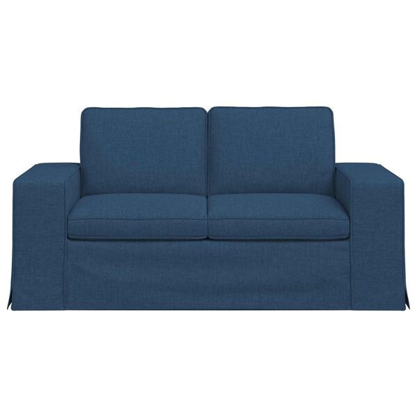 vidaXL Sof&aacute; Azul Dimensiones generales: 162 x 80 x 82 cm (An x P x A)