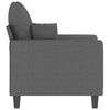 vidaXL Sill&oacute;n de tela gris oscuro 60 cm