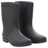 vidaXL Botas de agua negro n&uacute;mero 46 PVC