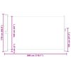 vidaXL Toldo lateral retr&aacute;ctil de jard&iacute;n azul 170x300 cm
