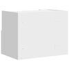 vidaXL Mesitas de noche de pared 2 unidades blanca 45x30x35 cm