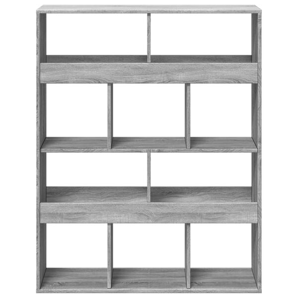 vidaXL Estanter&iacute;a de madera de ingenier&iacute;a gris Sonoma 100x33x125,5 cm