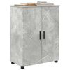 vidaXL Gabinete de Baño con puerta Gris Concreto 60 x 35 x 80 cm