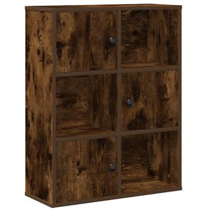 vidaXL Estanter&iacute;a madera de ingenier&iacute;a roble ahumado 60x24x76,5 cm