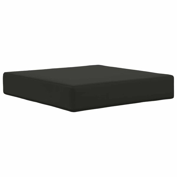vidaXL Coj&iacute;n para sof&aacute; de exterior 3 pcs Negro Poli&eacute;ster