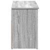 vidaXL Banco zapatero madera de ingeniería gris sonoma 102x30,5x45 cm