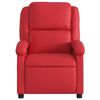 vidaXL Sill&oacute;n reclinable de cuero sint&eacute;tico rojo