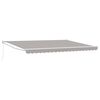 vidaXL Toldo retr&aacute;ctil Gris Claro 450 x 300 x 165 cm