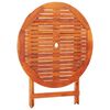 vidaXL Set de comedor de jard&iacute;n plegable 5 pzas madera eucalipto