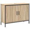 vidaXL Juego de muebles de baño 3 pcs Marrón Madera contrachapada