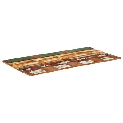 vidaXL Tablero de mesa rectangular madera maciza 60x120 cm 15-16 mm