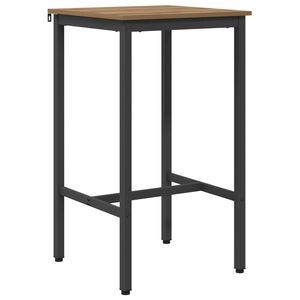 vidaXL Mesa de Bar 52 x 52 x 110 cm Madera de ingenier&iacute;a Roble artisan