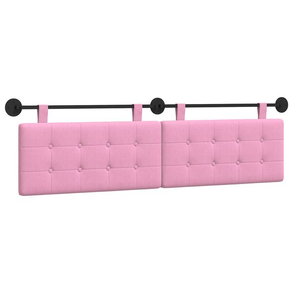 vidaXL Cabecera Colgante Montaje en la pared tela