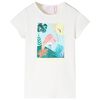 Camiseta infantil color crudo 140