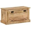 vidaXL Zapatero madera de mango maciza 85x40x45 cm
