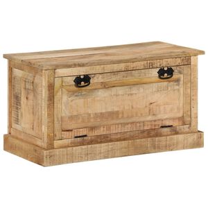 vidaXL Zapatero madera de mango maciza 85x40x45 cm