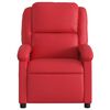 vidaXL Sill&oacute;n reclinable el&eacute;ctrico de cuero sint&eacute;tico rojo
