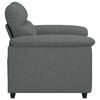 vidaXL Sill&oacute;n Sof&aacute; Tela Gris Oscuro 100x81x84 cm