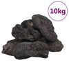 vidaXL Rocas volc&aacute;nicas negras 10 kg 10-30 cm