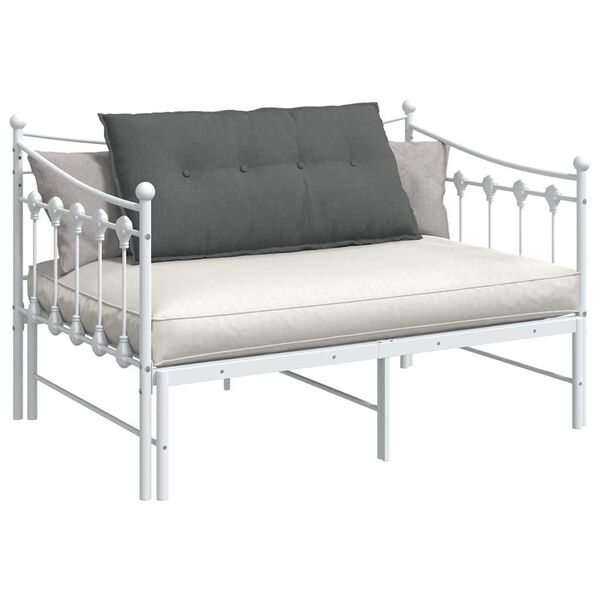 vidaXL Coj&iacute;n de Espalda Gris oscuro 100 x 19 x 50 cm tela