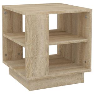 vidaXL Mesa de centro madera de ingenier&iacute;a roble Sonoma 40x40x43 cm