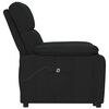 vidaXL Sill&oacute;n elevable tela negro
