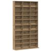 vidaXL Cabinet para CDs Roble artesanal 101 x 23 x 177,5 cm