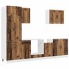 vidaXL Mueble cocina Kalmar madera vieja 7 pzas madera contrachapada