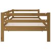 vidaXL Sof&aacute; cama sin colch&oacute;n madera maciza pino marr&oacute;n miel 90x190 cm
